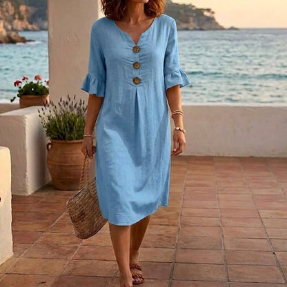 CASSANDRE | Robe Fluide Chic pour Femme