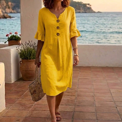 CASSANDRE | Robe Fluide Chic pour Femme