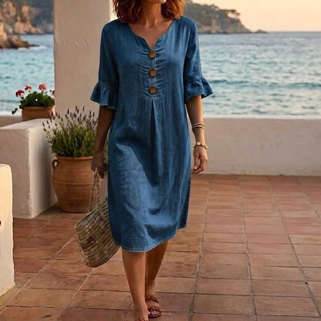 CASSANDRE | Robe Fluide Chic pour Femme