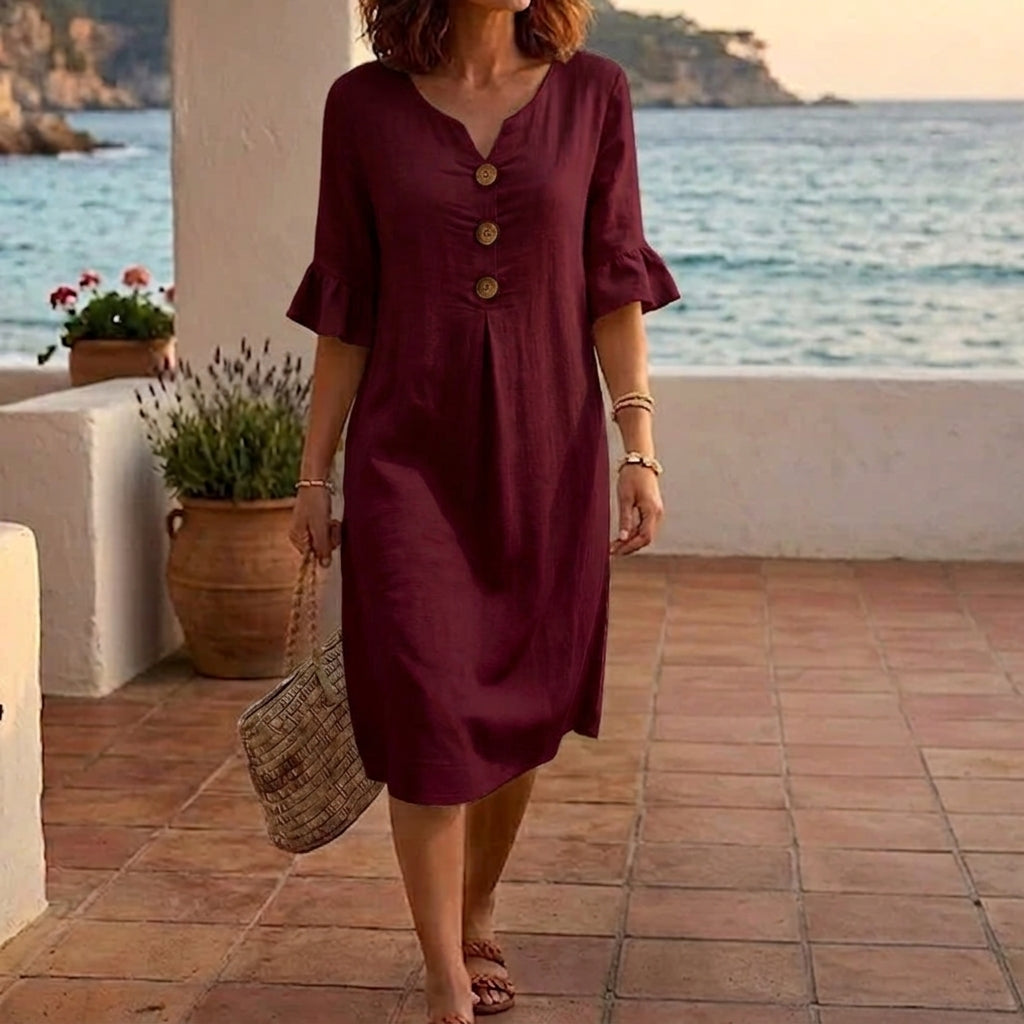 CASSANDRE | Robe Fluide Chic pour Femme
