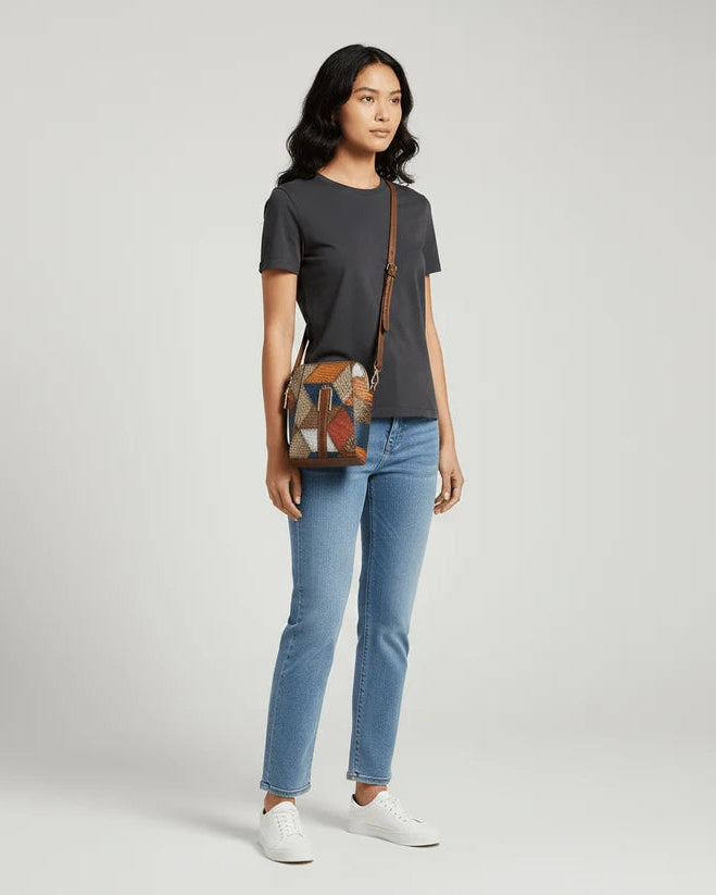 IRIS | Sac Femme Patchwork Élégant à Bandoulière