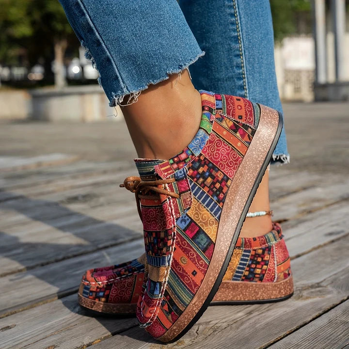 MAËLLE | BASKETS PATCHWORK COLORÉES